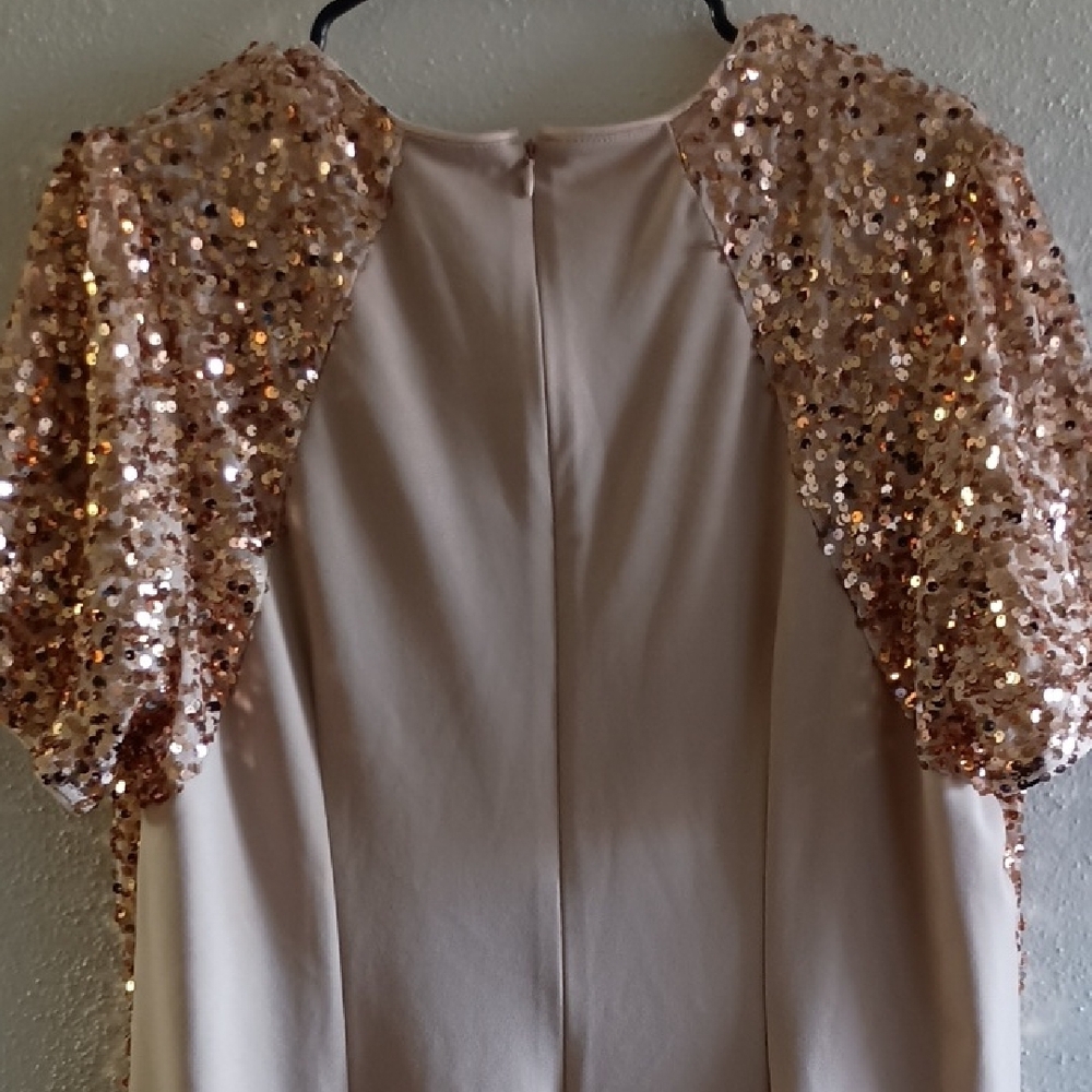 Grace Karin Rose Gold Sequin Mini Dress - Picture 5 of 5